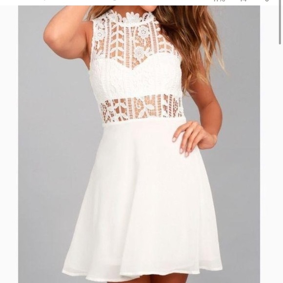 Bachelorette/Bridal Shower Bundle! Lulu’s White Dress NWT & “I said Yaaasss” tee - Picture 9 of 11